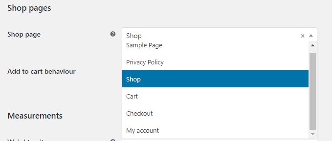 How To Select the Shop Page in WooCommerce