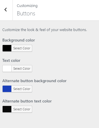 WordPress Customizer How To Change Site Button Colors