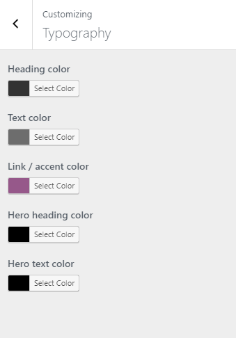 WordPress Customizer How To Change Site Text Colors