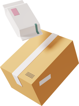 Cardboard box illustration