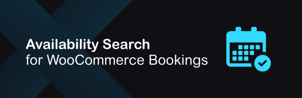 Availability search for WooCommerce Bookings
