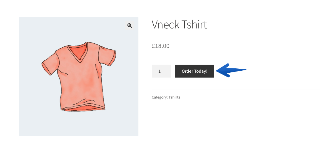 custom add to cart button